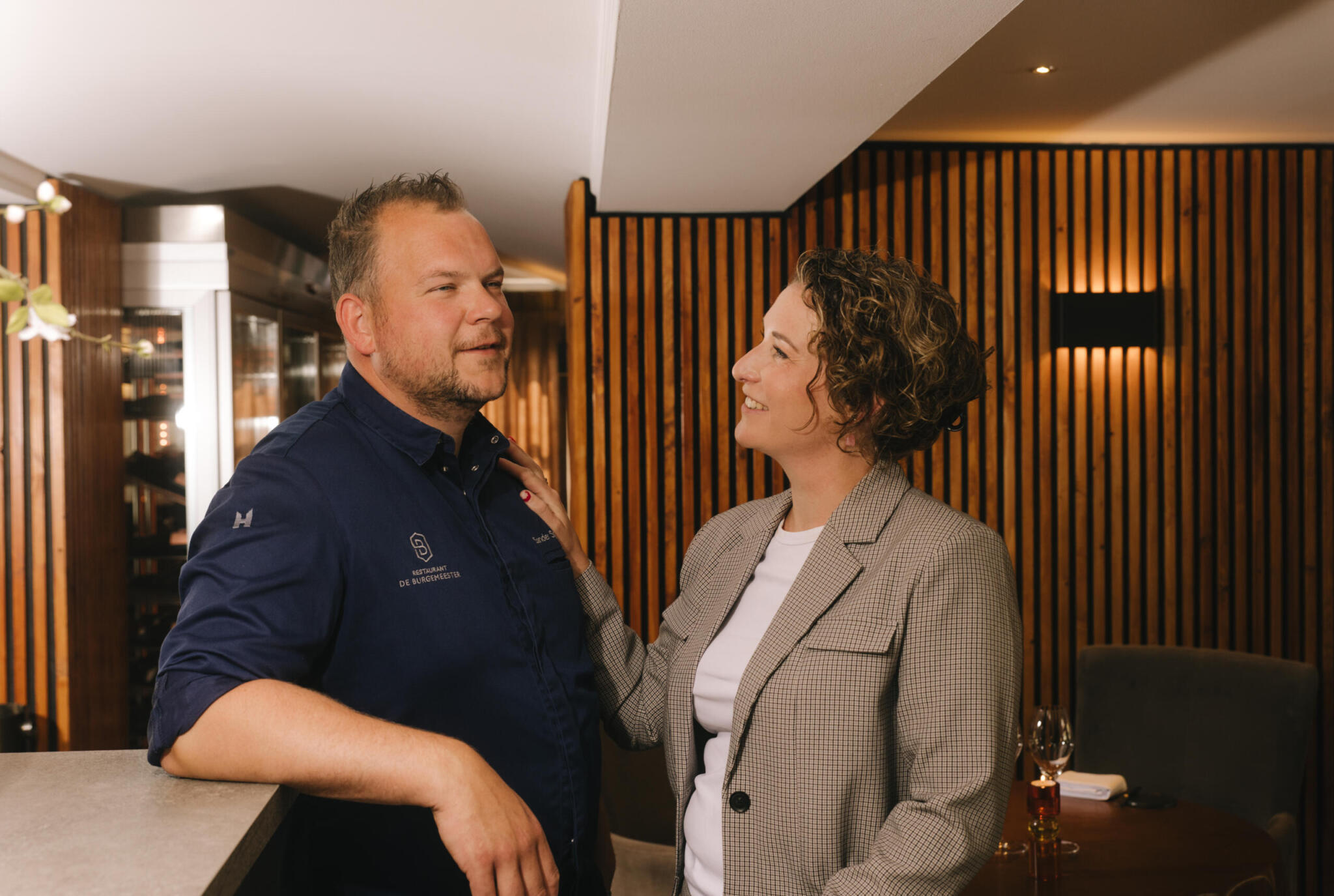Afbeelding van Sander en Anne Spruijt van restaurant De Burgemeester