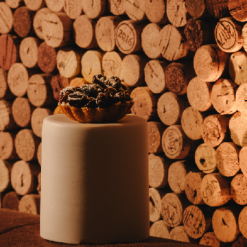 Afbeelding kurken in wijnkamer De Burgemeester