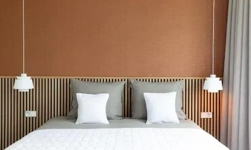 Afbeelding van slaapkamer restaurant De Burgemeester